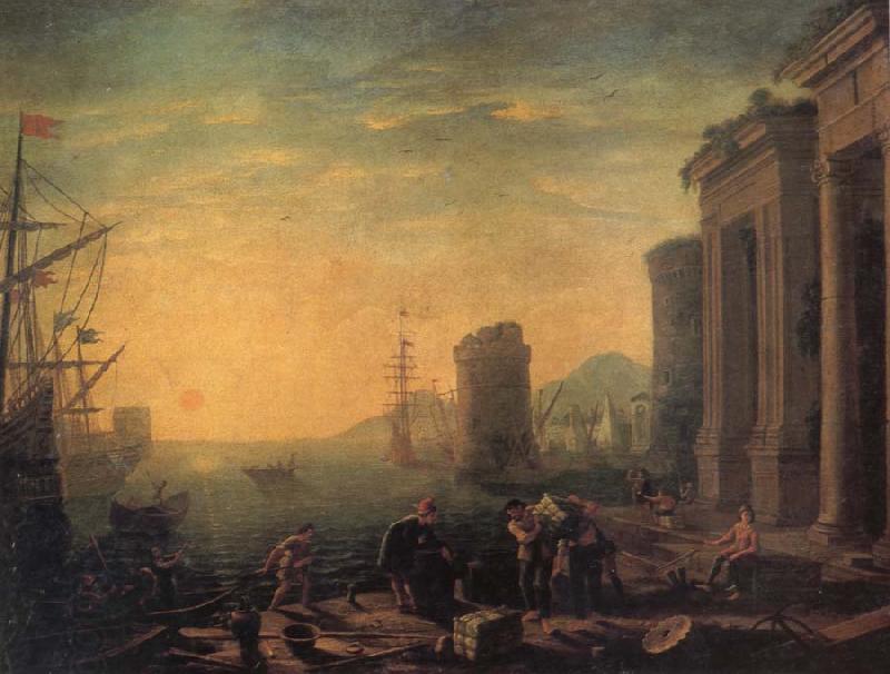 GILLOT, Claude Morning in the Harbour China oil painting art